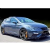 Seat Leon Mk3.5 Lenz Race Cup Ön Lip Piona Black 3 Parça 2017 2018 2019 2020
