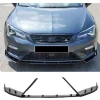 Seat Leon Mk3.5 Lenz Race Cup Ön Lip Piona Black 3 Parça 2017 2018 2019 2020