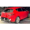 Seat Leon Mk3 Style Difüzör Difizör Plastik Parlak Siyah Çıkışsız 2012-2016 Arka-bodykit-ek-karlık