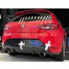 Seat Leon Mk3 Style Difüzör Difizör Plastik Parlak Siyah Çıkışsız 2012-2016 Arka-bodykit-ek-karlık