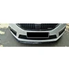Skoda Octavia Mk3 VRS Ön Lip Plastik Parlak Siyah karlık-ön-ek-bodykit 2013 2014 2015 2016 2017