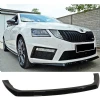 Skoda Octavia Mk3 VRS Ön Lip Plastik Parlak Siyah karlık-ön-ek-bodykit 2013 2014 2015 2016 2017