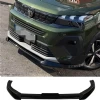 Peugeot Partner Ön Lip Plastik Parlak Siyah karlık-ön-ek-bodykit 2021 2022 2023 2024 2025
