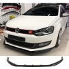 Vw Polo Mk5 Ön Lip Plastik Parlak Siyah karlık-ön-ek-bodykit 2009 - 2017