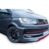 Vw Transporter T7 ABT 3 Parça Ön Ek Plastik Siyah karlık-ön-ek-bodykit 2016 2017 2018 2019 2020 2021
