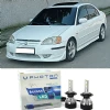 Honda Civic Vtec 1 ES7 Led Xenon Uzun Kısa Far Ampulü H4 Access Yeni Seri Beyaz 2001-2004