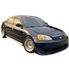 Honda Civic Vtec 2 S2000 Ön Ek Plastik Siyah karlık-ön-ek-bodykit 2001 2002 2003 Makyajsız Kasa