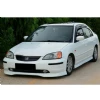 Honda Civic Vtec 2 Typer Ön Ek Karlık Mat Siyah Plastik 2001 2002 2003 Makyajsız Kasa
