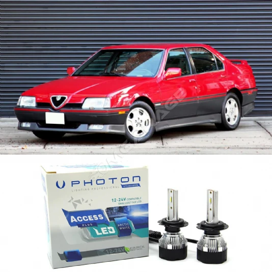 Alfa Romeo 164 Led Xenon Kısa Far Ampulü H1 Access Yeni Seri Beyaz