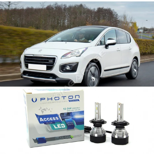 Peugeot 3008 Led Xenon Kısa Far Ampulü H7 Access Yeni Seri Beyaz 2010-2013