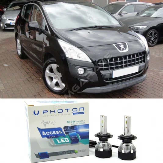 Peugeot 3008 Led Xenon Uzun Far Ampulü H7 Access Yeni Seri Beyaz 2010-2013