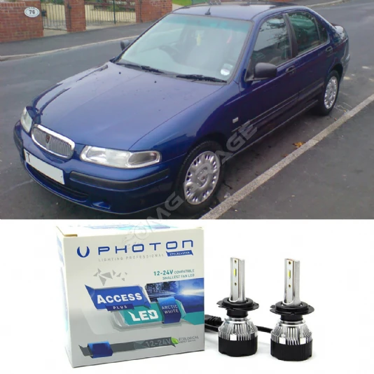 Rover 400 Led Xenon Uzun + Kısa Far Ampulü H4 Access Yeni Seri Beyaz