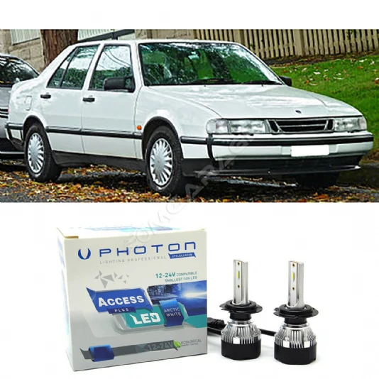 Saab 9000 Led Xenon Uzun Far Ampulü H1 Access Yeni Seri Beyaz