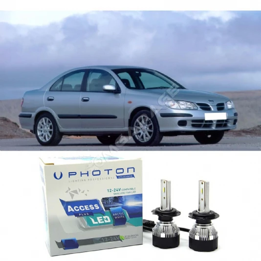 Nissan Almera Led Xenon Uzun Far Ampulü H1 Access Yeni Seri Beyaz 2001-2004