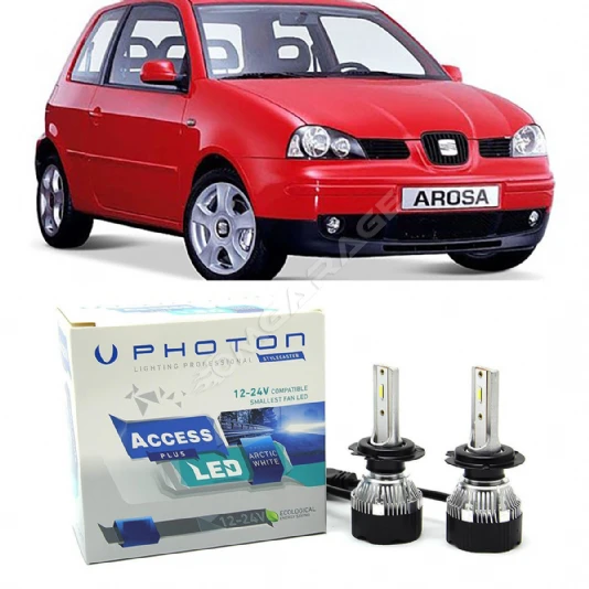 Seat Arosa Led Xenon Uzun Far Ampulü H3 Access Yeni Seri Beyaz 2000-2005