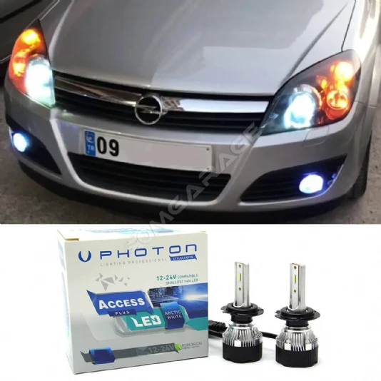 Opel Astra H Led Xenon Uzun Far Ampulü H1 Access Yeni Seri Beyaz 2004-2010
