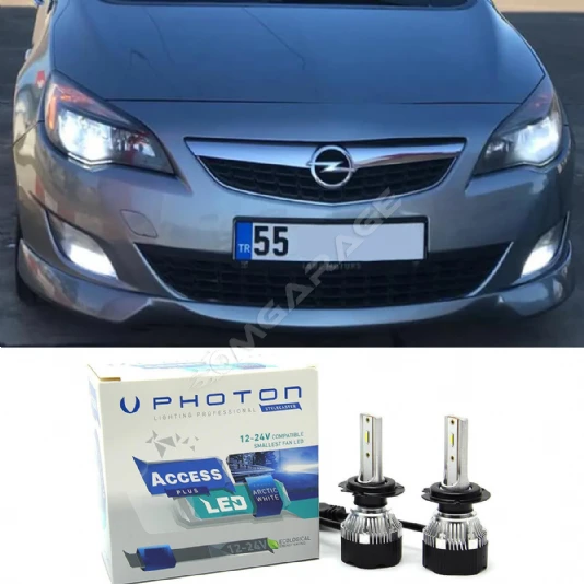 Opel Astra J Led Xenon Sis Far Ampulü H11 Access Yeni Seri Beyaz 2009+