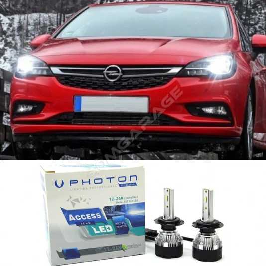 Opel Astra K Led Xenon Uzun Far Ampulü H1 Access Yeni Seri Beyaz 2015+