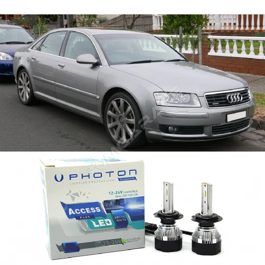 Audi A8 D3 Uzun Far Ampulü H7 Access Yeni Seri Beyaz 2002-2010