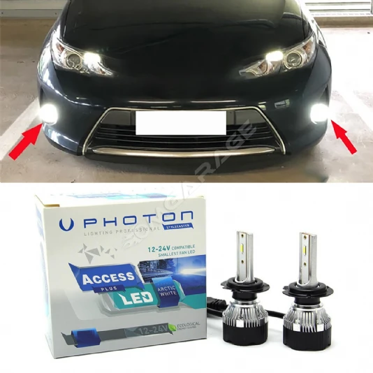Toyota Auris Led Xenon Kısa Far Ampulü H11 Access Yeni Seri Beyaz 2006-2012