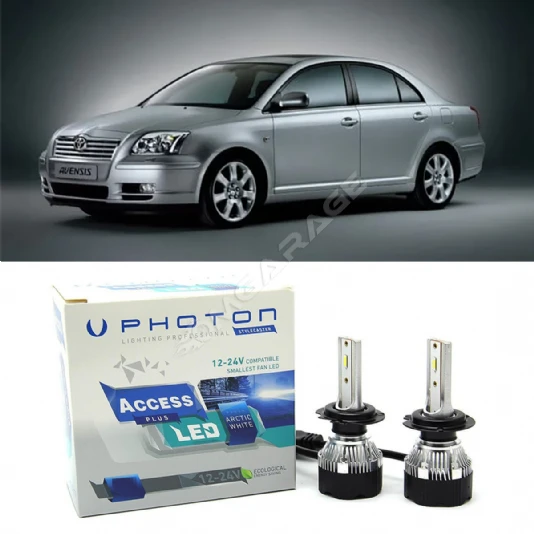 Toyota Avensis Led Xenon Uzun Far Ampulü H1 Access Yeni Seri Beyaz 2003-2006
