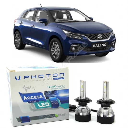 Suzuki Baleno Led Xenon Uzun+Kısa Far Ampulü H4 Access Yeni Seri Beyaz