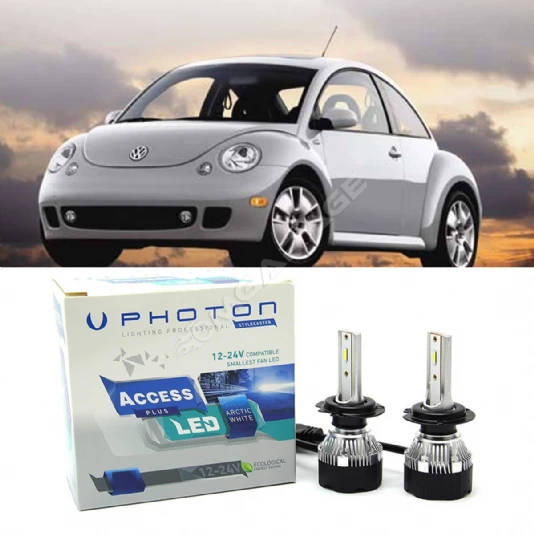 Vw Beetle Led Xenon Uzun Far Ampulü H1 Access Yeni Seri Beyaz 1997-2005