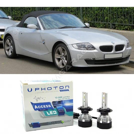 Bmw Z4 E85 Kısa Far Ampulü H7 Access Yeni Seri Beyaz 2003-2009