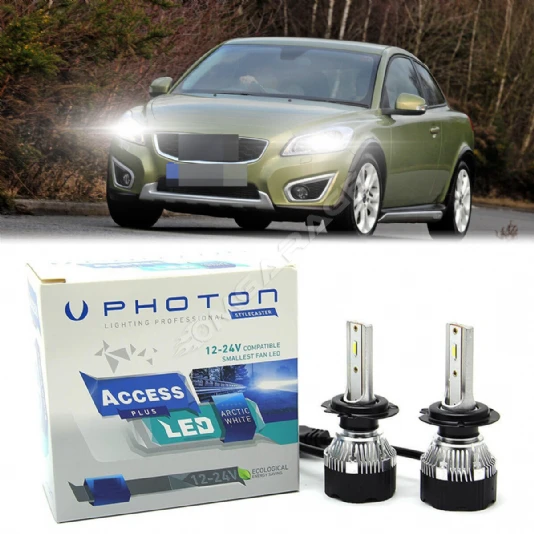Volvo C30 Led Xenon Kısa Far Ampulü H7 Access Yeni Seri Beyaz 2006-2012