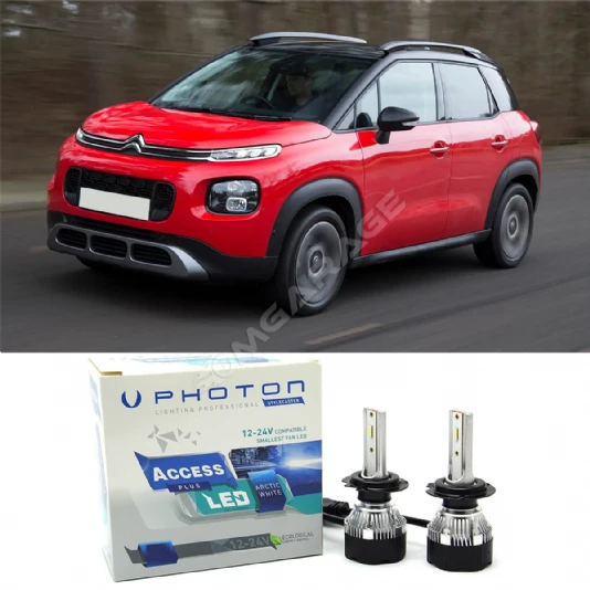 Citroen C3 Aircross Led Xenon Uzun Far Ampulü H7 Access Yeni Seri Beyaz 2017+