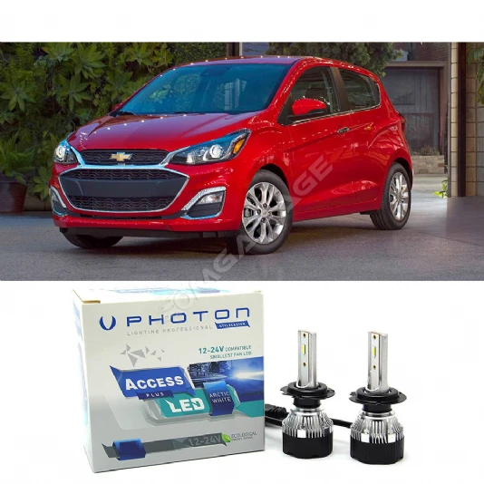 Chevrolet Spark Uzun + Kısa Far Ampulü H4 Access Yeni Seri Beyaz 2016-2021