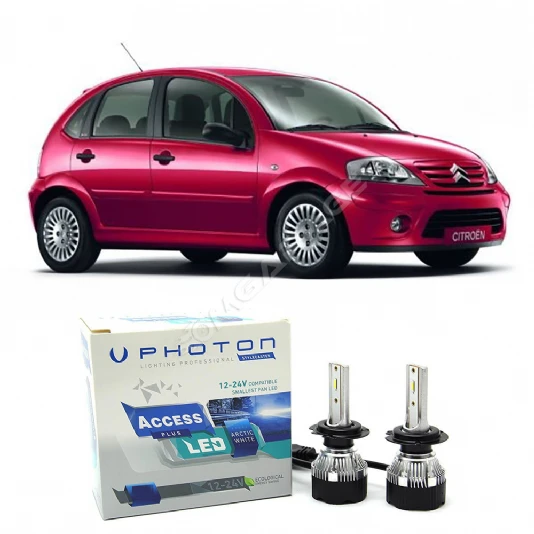 Citroen C3 Kısa Far Ampulü H7 Access Yeni Seri Beyaz 2002-2009