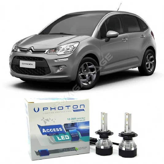 Citroen C3 Kısa Far Ampulü H7 Access Yeni Seri Beyaz 2009-2015