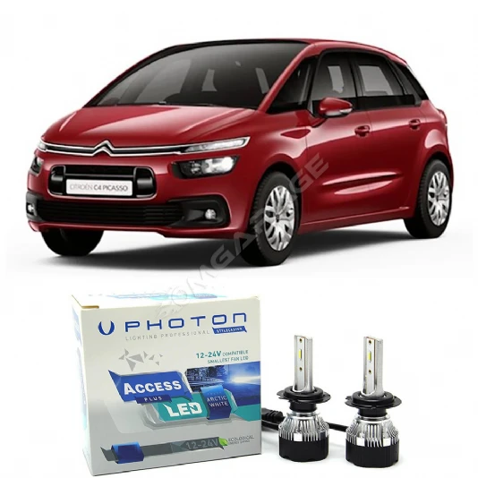 Citroen C4 Picasso Sis Far Ampulü H1 Access Yeni Seri Beyaz 2013-2018