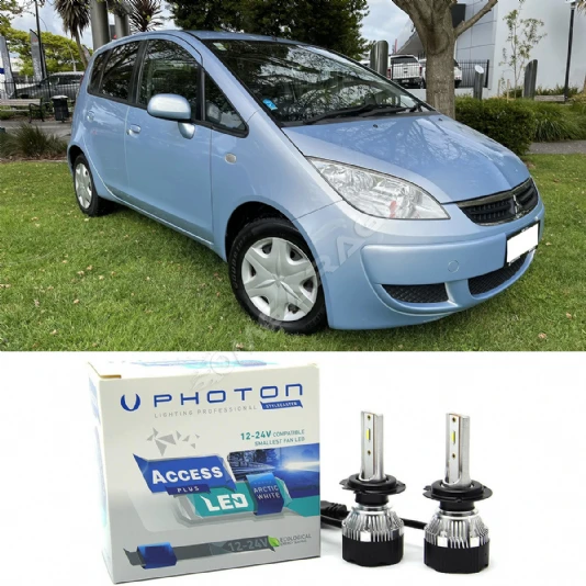 Mitsubishi Colt Led Xenon Kısa Far Ampulü H7 Access Yeni Seri Beyaz 2004+