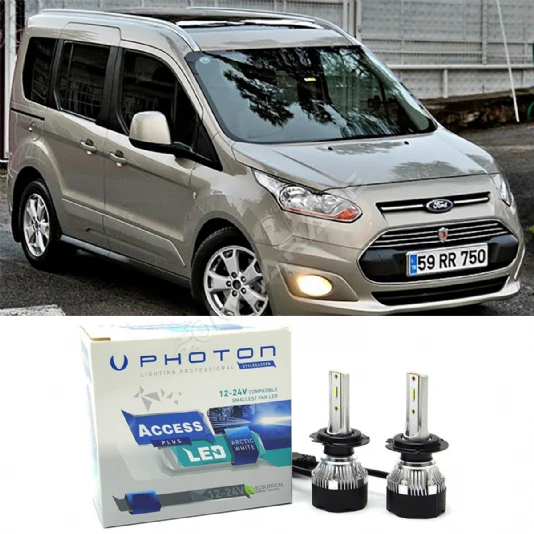 Ford Connect Led Xenon Sis Farı Ampulü H11 Access Yeni Seri Beyaz 2014+