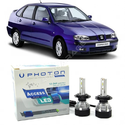 Seat Cordoba Led Xenon Uzun Far Ampulü H1 Access Yeni Seri Beyaz 1999-2003