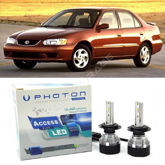 Toyota Corolla Led Xenon Uzun Far Ampulü HB3 Access Yeni Seri Beyaz 2000-2002