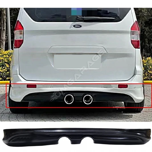 Ford Tourneo Courier R32 Arka Ek Plastik Siyah Difüzör Arka-bodykit-ek-karlık