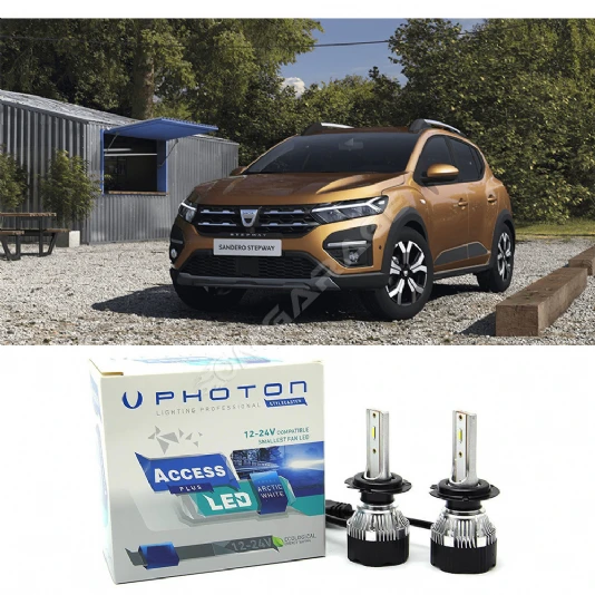 Dacia Sandero Kısa Far Ampulü H7 Access Yeni Seri Beyaz 2021-2023