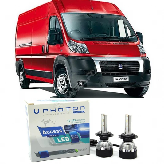 Fiat Ducato Led Xenon Uzun Far Ampulü H7 Access Yeni Seri Beyaz 2006-2013