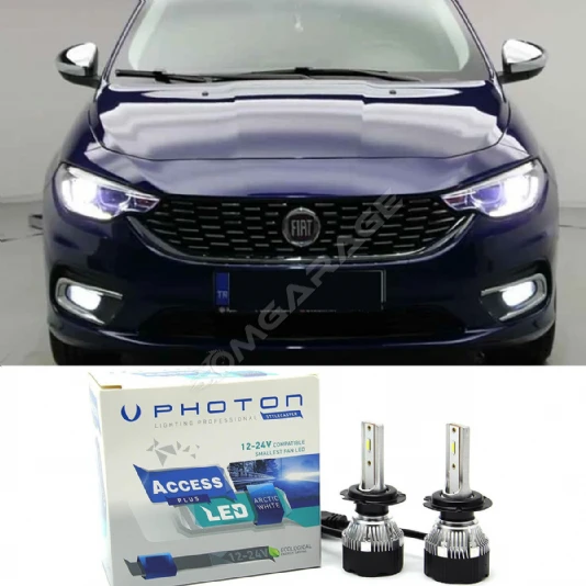 Fiat Egea Led Xenon Sis Farı Ampulü H11 Access Yeni Seri Beyaz