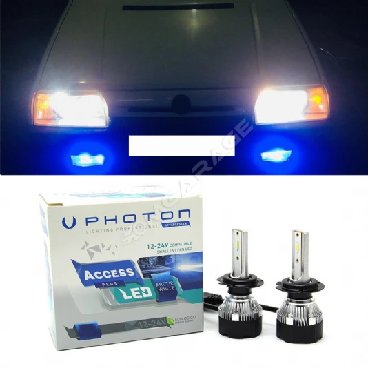 Skoda Favorit Led Xenon Uzun+Kısa Far Ampulü H4 Access Yeni Seri Beyaz
