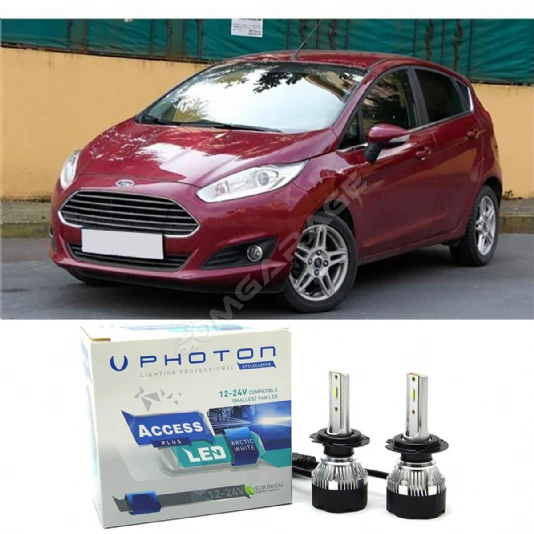 Ford Fiesta Mk6 Led Xenon Sis Farı Ampulü H11 Access Yeni Seri Beyaz 2008-2017