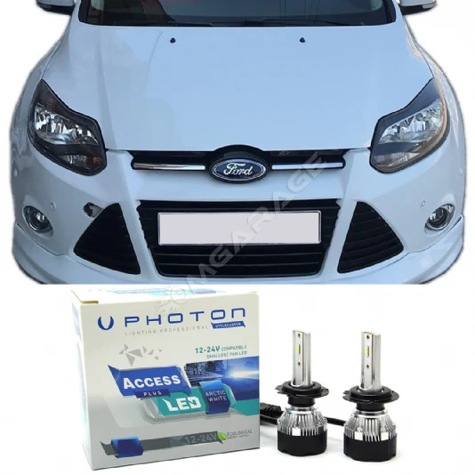 Ford Focus 3 Led Xenon Kısa Far Ampulü H7 Access Yeni Seri Beyaz 2012-2015