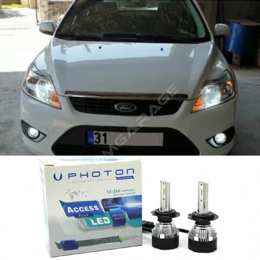 Ford Focus 2 Led Xenon Sis Farı Ampulü H11 Access Yeni Seri Beyaz 2004-2008