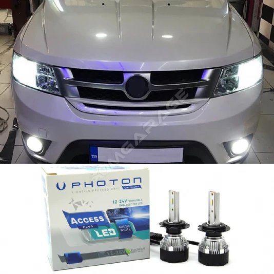 Fiat Freemont Led Xenon Kısa Far Ampulü H11 Access Yeni Seri Beyaz