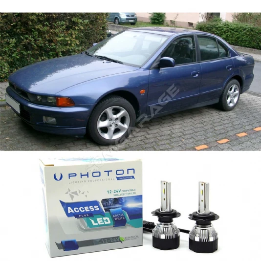 Mitsubishi Galant Led Xenon Uzun Far Ampulü H1 Access Yeni Seri Beyaz 1998+