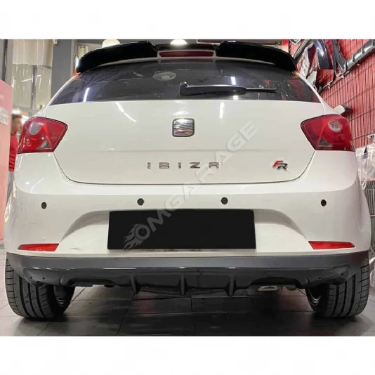 Seat ibiza Mk4 Difüzör Difizör Plastik Parlak Siyah 2008-2017 Arka-bodykit-ek-karlık