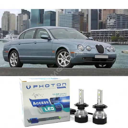 Jaguar S Type Uzun Far Ampulü HB3 Access Yeni Seri Beyaz 1999-2008